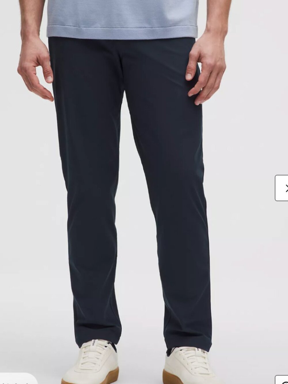 Lululemon ABC Classic-Fit 5 Pocket Pant 32L Warpstreme true navy pants mens 35